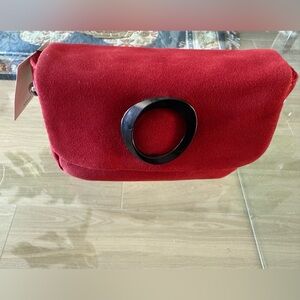 Elegant Mango Unitalla Red Crossbody Women's mini Bag with chain strap -NWT
